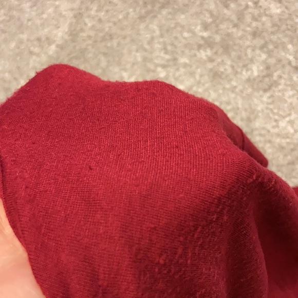 🖐 5 for $15 Acemi Burgundy Red Swing T-Shirt Dress (no belt) - Picture 5 of 5